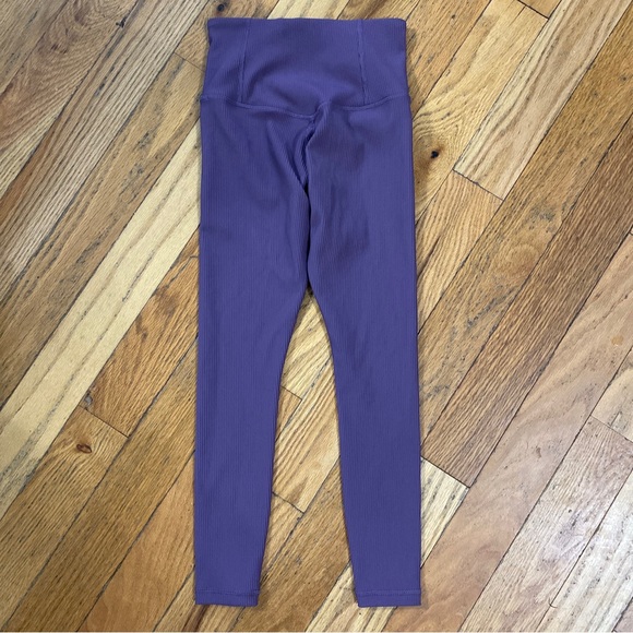 Athleta Elation Rib Tight in Dark Sky Violet Size XS - Picture 8 of 8